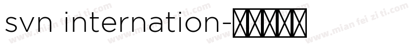 svn internation字体转换